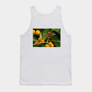 Beautiful Butterfly basking on Buddleia bush. Tank Top